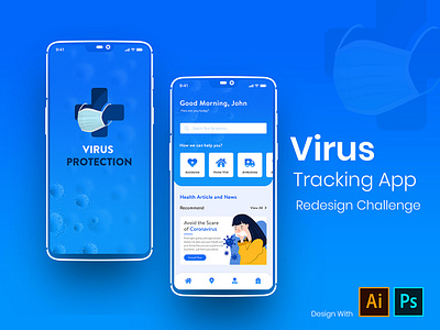 Virus Tacking app coronavirus coronavirus app covid covid 19 covid19 illustrator medical medical app medical care medicalapp mobile app mobile app design mobile ui mobileapp mobileappdesign photoshop protection virus app virusapp