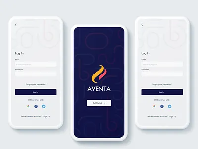 Daily UI #001 app design app screen design log in sign in sign up ui ux