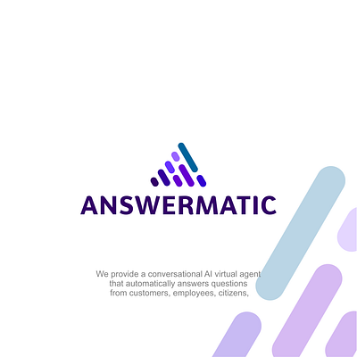 Answermatic artnoise branding company company logo concept design digital logo logo design ui