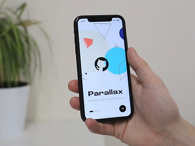 Interactive prototypes with three-layer parallax animation interaction mobile motion parallax prototype ui