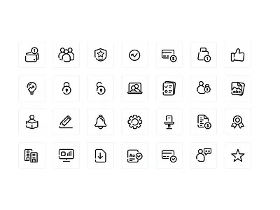 Icons set branding concept design icon icons icons design icons pack ui ux vector