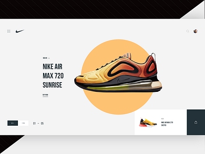 Nike design ui ui design ux ux design web design