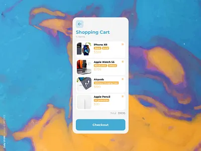 Daily UI 058 - Shopping Cart 058 daily 100 challenge dailyui dailyui058 dailyuichallenge design shopping shopping app shopping bag shopping basket shopping cart ui uidesign uiux userinterface ux uxdesign webdesigner