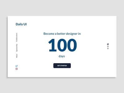 Daily UI Day 100: Redesign Daily UI Landing Page daily daily 100 challenge daily ui dailyui day 100 design landing page redesign redesign concept redesigned ui ux web web design web redesign webdesign