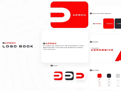 Apron Logo Design app apron branding design f1 identity logo motogp motorsport news typography ui