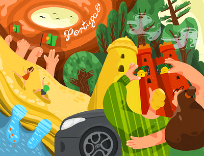 Portugal! character design design illustration product ui webdesign