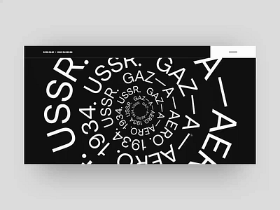 USSR Design Almanac almanac animation black design fashion helvetica interaction longread minimal storytelling swiss typogaphy ussr website