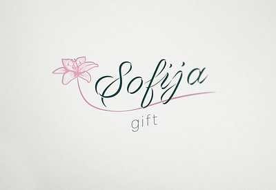 Sofija Gift Logo brand branding catering logo design designs flower shop logo logo logo brand logo design logodesign logos vector