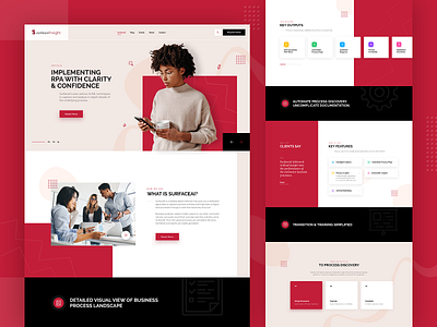 Consulting Company Custom Web Design agency black consulting design hero red rezfelix theme design theme for wordpress themeforest themes ui uidesign ux web web design webdesign website wordpress