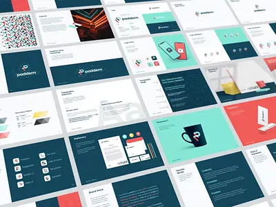 Paddern BrandBook animation brandbook brandidentity branding branding guide identity logo mark monogram pattern sketchbook symbol