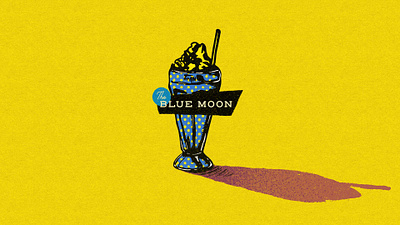 Soda Fountain Float Illustration 1950s branding design float ice cream icon illustration illustrator logo retro retro design soda typography vintage