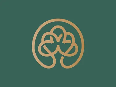 Tree animal design lineart logotype mark nature symbol tree