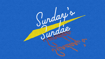 Sunday’s Sundae 1950s branding design float ice cream icon illustration illustrator logo pen and ink photoshop retro retro design soda typography vintage