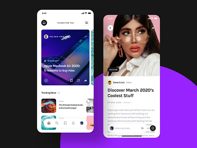 Blog Reader - Yle Ui Kit app blog design interface medium mobile new newspaper post reader screen single post sketch ui ui kit ui8 unsplash user experience user interface ux