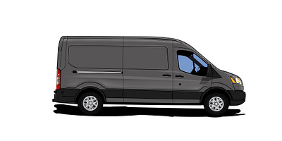 Ford Transit Muckups art artwork car corona design ford graphic illustrator minibus muckup photoshop transit vector