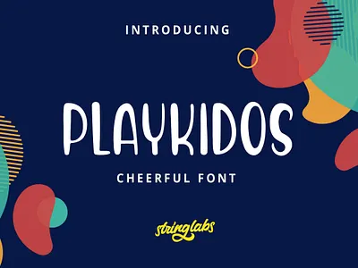 Playkidos - Playful Font decorative fontduo kidos playground preschool