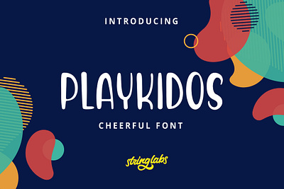 Playkidos - Playful Font decorative fontduo kidos playground preschool