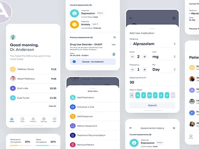 UI/UX Design For Contact to a Doctor animation branding design illustration illustrator logo typography ui ux vector web