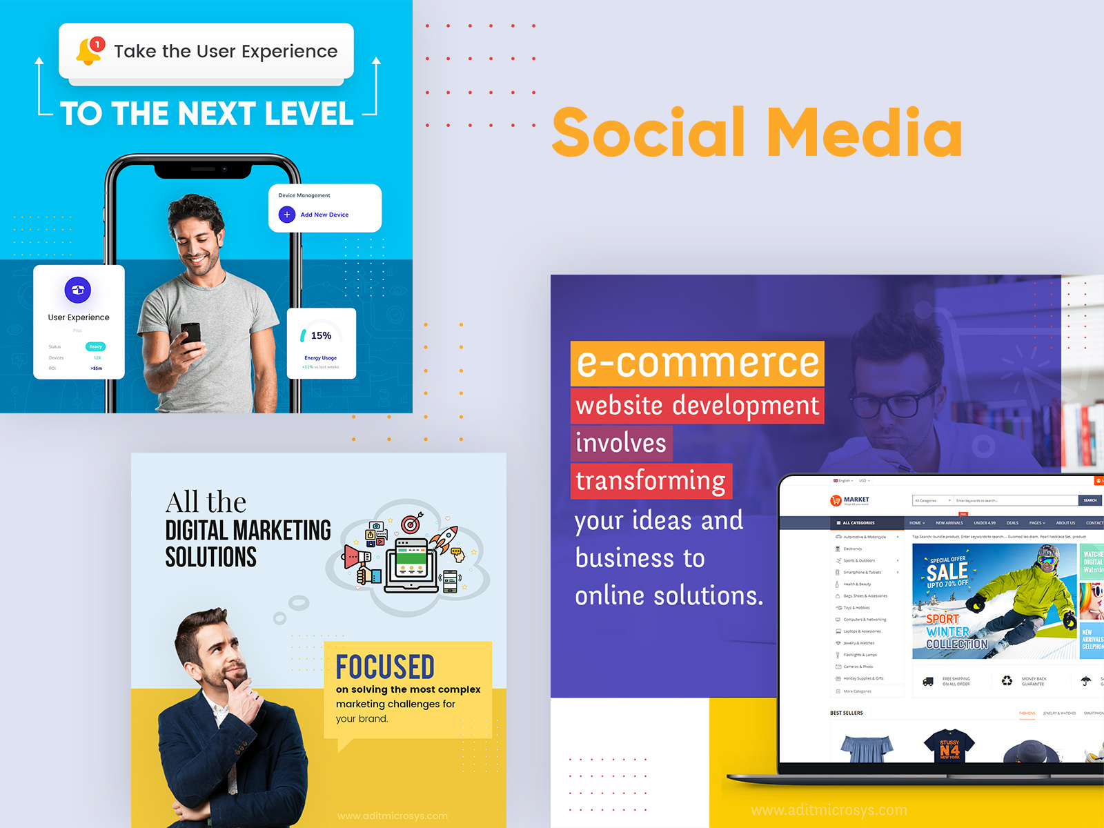 Example of Creative Social Media Post Design