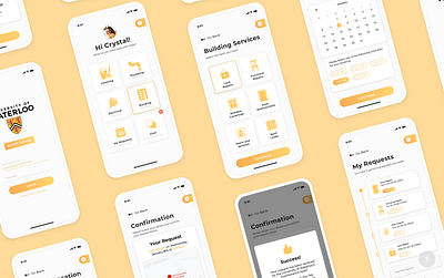 University of Waterloo - Maintenance App app design dailyui mobile design ui design