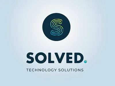 SOLVED / TECHNOLOGY SOLUTIONS athens design greece logo logo design logotype tech technology technology logo