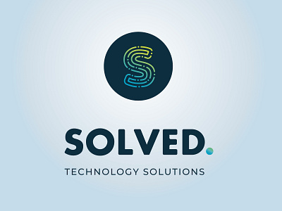 SOLVED / TECHNOLOGY SOLUTIONS athens design greece logo logo design logotype tech technology technology logo
