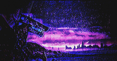 Rising In the East cityscape design neonnoir photography retrowave vibrantdark