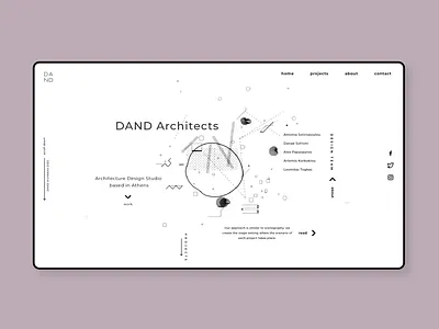 Web - DAND Architects Studio architects architecture blueprint daily dailyui design designs landing page design sketch studio ui user interface design userinterface web web design webdesign