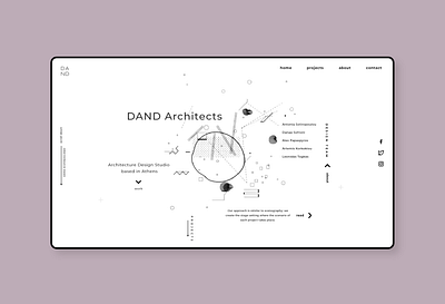 Web - DAND Architects Studio architects architecture blueprint daily dailyui design designs landing page design sketch studio ui user interface design userinterface web web design webdesign