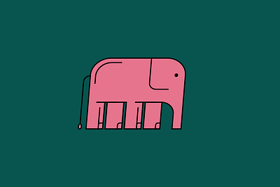 Quick Elephant Illustration animal animal design animal illustration design elephant elephant illustration elephant logo illustration