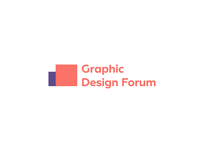 Graphic Design Forum azerbaijan baku branding color concept design forum gdaz graphicdesign graphicdesignforum identity livingcoral logo pantone pastandpresent simple work