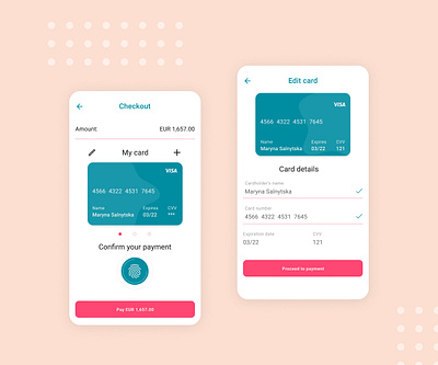 Checkout Android android checkout creditcard design payment