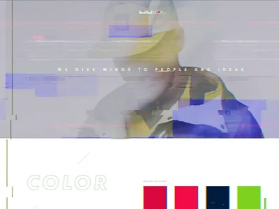 Red Bull Styles atomic brand refresh branding clean components design dropshadow ecommerce fashion gaming red bull redbull sports style styleguide typography ui kit uxui whitespace