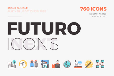 Futuro Next Icons Bundle adobe design designs download graphic design graphics icon icon design icon set iconography icons icons pack icons set illustration illustrations illustrator photoshop vector graphics web design web graphics