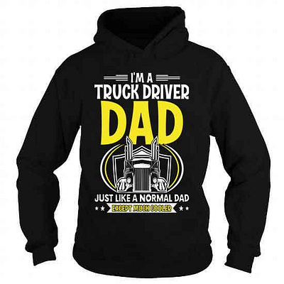 TRUCK DRIVER DAD T-SHIRT complex cool funny gift truck truckdriver trucker truckerlife truckerman trucking trucklovers trucks