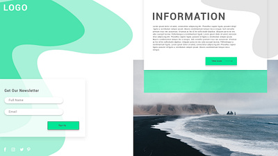 Travel more A4 design photoshop ui ux web website