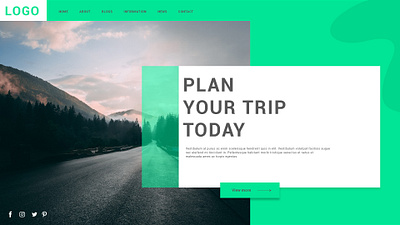 Travel more A1 design photoshop ui ux web website