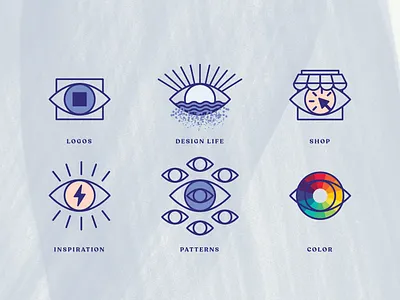 EyeSavvy Instagram Story Icons brand concept brand identity branding branding design concept design design process icon design icon set iconography icons logo logo design vector