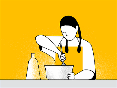 stay home digital illustration minimalistic vector