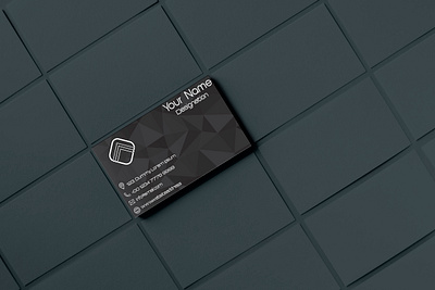 Geometric Business Card brand brand design brand identity branding business business card business card design business card template design drawing dribbble flat illustration illustrator information card logo minimalist minimalist logo typography vector