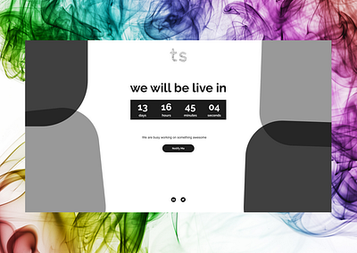 Countdown Timer for a Website - UI 100daysofui adobexd dailyui design ui