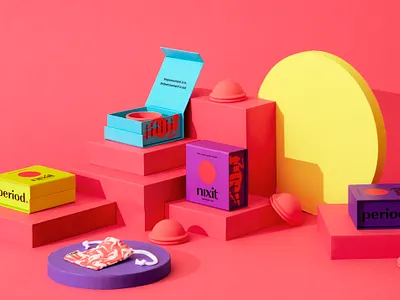 Nixit art direction bold branding branding and identity colorful design designsake designsake studio feminine care illustration menstruation modern nixit packaging packaging design period care photography product design san francisco wellness