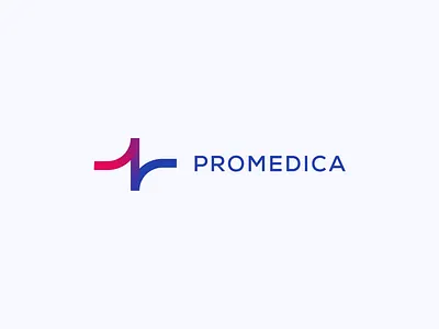 Promedica Logo Concept animation bpm branding clean concept design ekg flat graphic design health healthcare heart heart rate line logo medical minimal motion redesign vector