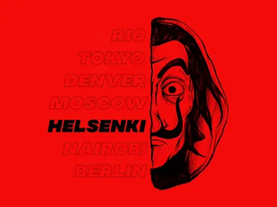 La Casa de Papel animated gif animation art direction digitalart dribbleartist illustration money heist netflix photoshop