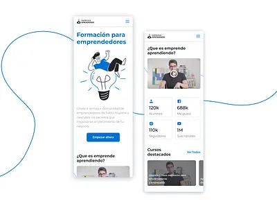 Emprende aprendidendo app aprendiendo branding education emprendeaprendidendo entrepreneurship ui ux design ux ux design