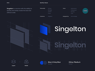 Singelton Logo & Branding branding icon illustration logo logo design logodesign logotype minimal ui