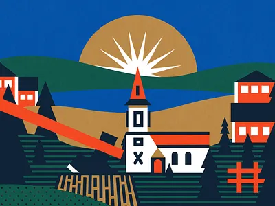 Faith Alone 1517 book cover book design christian faith illustration lutheran minimal shapes sweden swedish texture vector