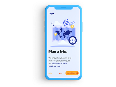 Tripp App-Oboarding 1 app ui ux