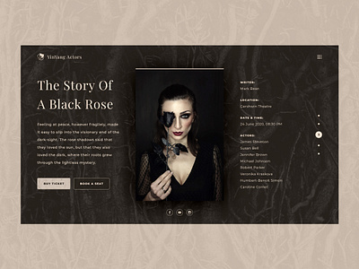 A Black Rose black rose design photoshop story theatre