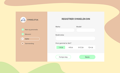 Sykkelstua (Daily UI #001 - Sign-up) dailyui